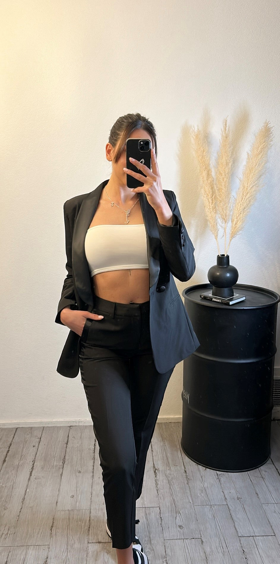 Ensemble blazer noir